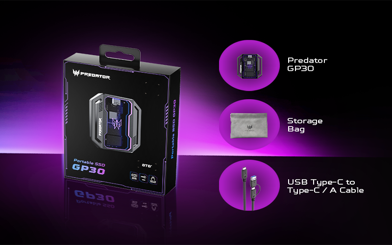 Shop Acer Predator GP30 4TB Portable SSD With Read Speed Upto