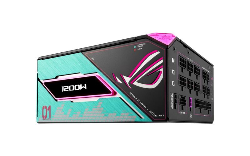 Shop Asus Rog Thor Platinum III Fully Modular ATX 1200W Hatsune
