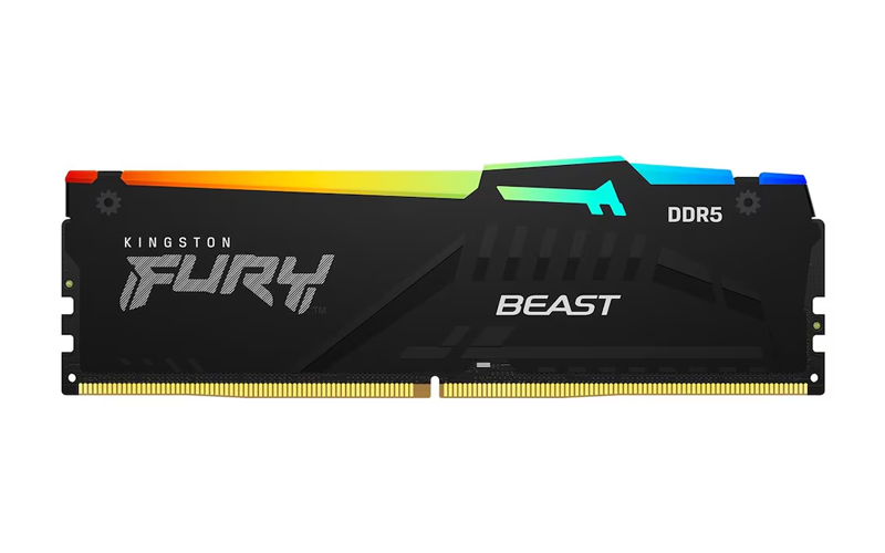 Shop Kingston Fury Beast RGB 16GB DDR5 6000MT/s CL36 Memory