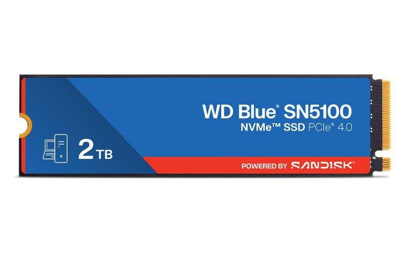 Shop SanDisk WD Blue SN5100 2TB NVMe SSD PCIe 4.0 Upto 7100 MB/s