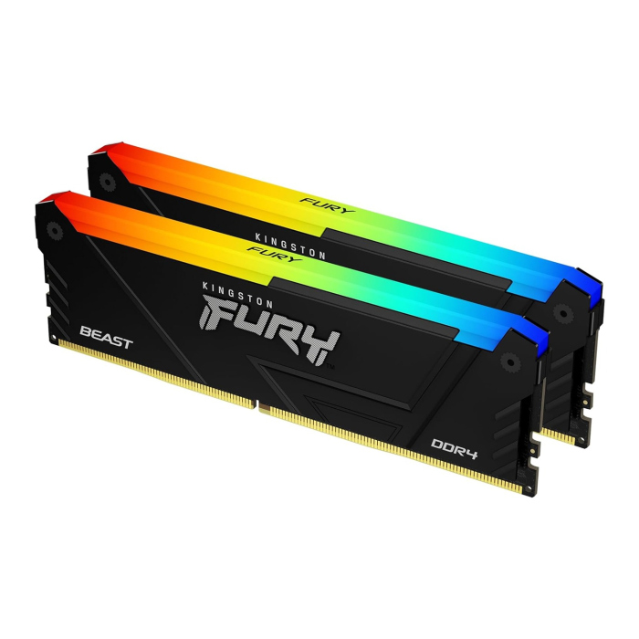 Shop Kingston Fury Beast RGB 64GB (2x32GB) DDR4 3200MHz CL16
