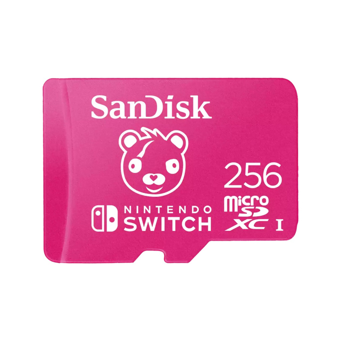Sandisk 256GB microSDXC Memory Card,Nintendo Switch-Pink