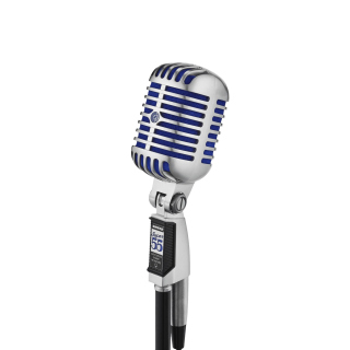 Shure Super55 Delux Vocal Microphone Legendary Performance Classic Collection Supercardioid Polar Pattern 60 Hz-17 kHz Frequency Response 