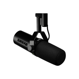 Shure SM7DB Cardioid|Dynamic Vocal Microphone Streaming Podcast & Recording,Wide-Range Frequency,Detachable Windscreen - Black