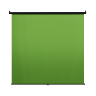 Elgato Green Screen MT Wall-Mounted Retractable Chroma Key Backdrop With Wrinkle-Resistant Fabric For background Removal 