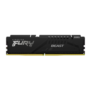 Kingston Fury Beast 16GB (1x16GB) DDR5 6000MT/s CL30 Memory - Black