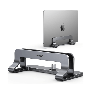 Ugreen Vertical Laptop Stand Single Slot, Aluminium Alloy, Hollow Heat Dissipation 