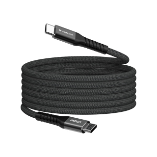 Verbatim Sync & Charge Magnetic Cable USB-C To USB-C 100W|480Mbps (120Cm) - Black