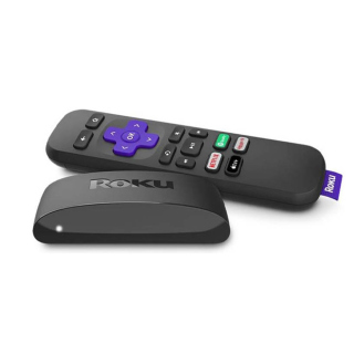Roku Express HD 4K HDR Streaming Media Player, 4K Picture and HDR Color, Smooth Wi-Fi, High Speed HDMI Cable, Alexa Support, Black | 3941RW2