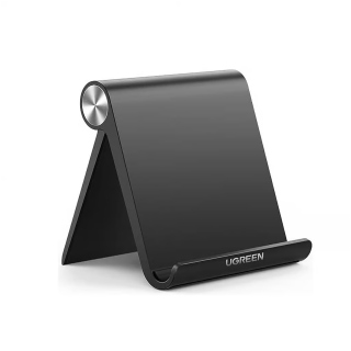 UGreen Mobile & Tablet Stand, Adjustable Multi-Angle, ABS Material, Foldable, Portable-Black