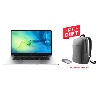 Huawei MateBook D15 Laptop, Intel Core i5-1135G7 Processor, 8GB RAM, 512GB NVMe SSD, Intel Iris Xe Graphics, 15.6