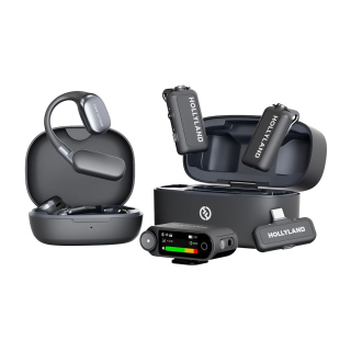 Hollyland Lark Max 2 Ultimate Combo 2-Person 2.4GHz / Wireless Microphone System - Space Gray