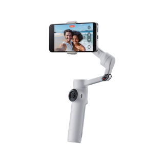 Insta360 Flow 2 AI Tracker Kit Your Everyday AI Filming Assistant With Magnetic Phone Clamp -Stone Grey
