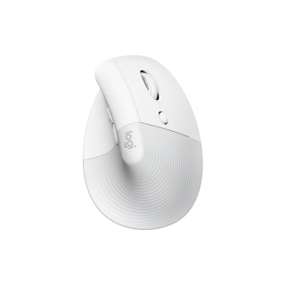 Logitech Lift Vertical Ergonomic Bluetooth/Wireless Mouse, Up to 2 Years Battery Life, For PC & Mac - Off White