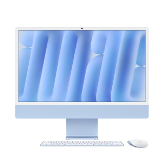 Apple iMac M4 Chip, 8 Core CPU, 8 Core GPU, 16GB Unified Memory, 1TB SSD, 24-inch 4.5K Retina Display, Blue | Z1E5000U8
