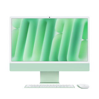 Apple iMac M4 Chip, 10 Core CPU, 10 Core GPU, 16GB Unified Memory, 256GB SSD, 24-inch 4.5K Retina Display, Green | Z1EM000F6