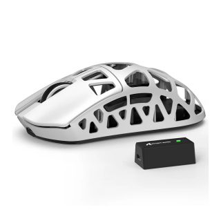 Attack Shark R3 Magnesium Alloy 8K PAW3395 Wired/Wireless BT2.4G Gaming Mouse - White