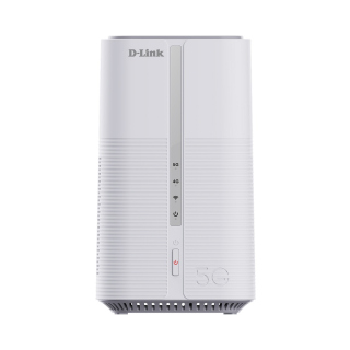 D-Link 5G CPE Router, 2x 3dBi Internal 2.4G & 5G Dual Band Antenna, Up to 1201 Mbps Data Rate, LAN Port & LAN/WAN Port, USB Type-C Port, Supports IPv6, White | DWR-2000M