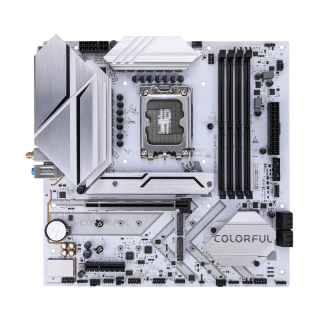 ColorFul Intel BATTLE-AX B760M-WHITE WIFI D5 V20 MotherBoard