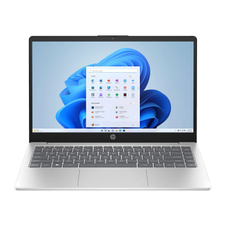 HP FHD Laptop (14-EM0020NE), AMD Ryzen 5-7520U Processor, 16GB DDR5 RAM, 512GB SSD, AMD Radeon Graphics, 14’’ Full HD IPS Display, Windows 11 Pro (License), Natural Silver | BF1N3EA 