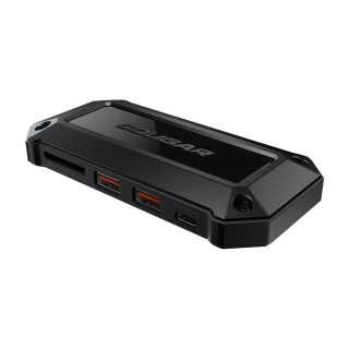 Cougar DH07 Slim 7-Port Docking Hub Single 4K/60Hz, Dual-Monitor 4K/30Hz, Portable Light Pocket Size