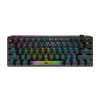 Corsair K70 Pro Mini Wireless/Wired 60% Mechanical Cherry MX Red Switch Keyboard with RGB Backlighting Black
