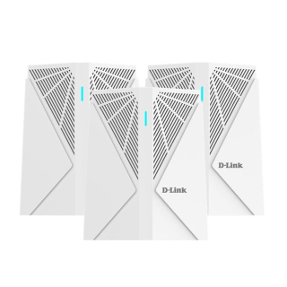 دي لينك نظام إيه إكس ٥٤٠٠ ميش ثلاثي النطاق متعدد الجيجابت بتقنية واي فاي ٦ إي (٣ وحدات) - أبيض