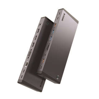 D-Link DUB-C118 USB-C Hub 18 in 1 Docking Station Dual HDMI 8K@30Hz -Gray