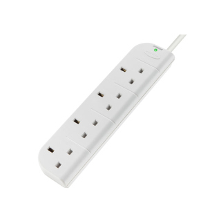 Belkin SurgeStrip™ Surge Protector Extension 4-Socket 1M White