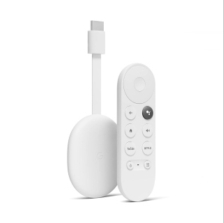 Google Chromecast with Google TV (4K)- Streaming Stick Entertainment - Watch Movies, Shows, and Live TV in 4K HDR - White