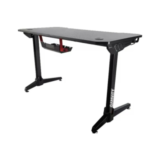 Gamvity Professional Gaming Desk With Rgb Led Lights Cheap (1200*600*750) - Black