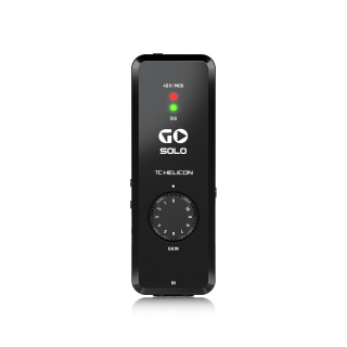 TC-Helicon GO SOLO Portable Audio/MIDI Interface for Mobile Devices