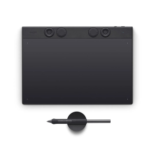 Wacom Intuos Pro Creative Pen Tablet, Connected With USB Or With Wireless Bluetooth Upto 16Hr Per Charge - Medium