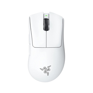 Razer DeathAdder V3 Pro Ultra-Lightweight Wireless/Wired Ergonomic Esports Mouse Up to 90 Hours Battery Life White