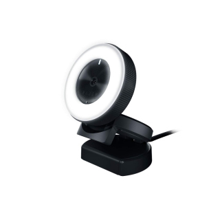 Razer Kiyo Streaming Webcam: 1080p 30 FPS / 720p 60 FPS, Ring Light w/Adjustable Brightness, Built-in Microphone, Advanced Autofocus - Black