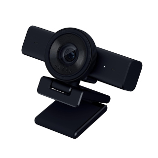 Razer Kiyo V2 X Streaming Webcam, Full HD at 60 FPS, Auto Focus, Built-in Microphone, Wide Angle Lense, Integrated Privacy Shutter, Works with OBS, Xsplit, Streamlabs, Discord, Zoom, Teams - Black | RZ19-05380100-R3M1
