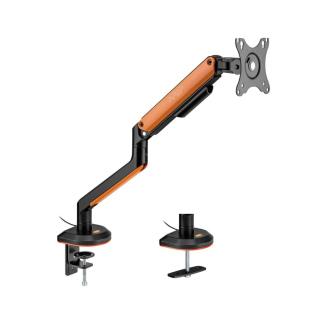 Sades APEP Single Monitor Arm RGB Screen Rotation Vesa Compatible - Orange (Fit Screen Size 17