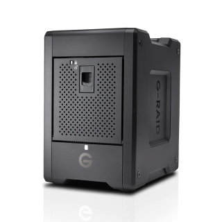 SanDisk Professional 24TB G-RAID Shuttle 4 - Enterprise-Class 4-Bay External Hard Drive, Thunderbolt 3 and USB-C, Transportable, Hardware RAID, Up to 1000MB/s Sequential Read & Write | SDPH34H-024T-MBAAB