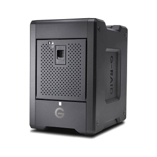 SanDisk Professional 104TB G-RAID Shuttle 4 - Enterprise-Class 4 Bay Hardware RAID Solution, Thunderbolt 3 and USB-C, For PC/Mac 