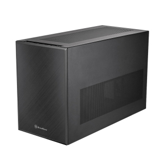 Silver Stone SUGO 17 Premium Cube-Shaped Micro-ATX Case - Black 