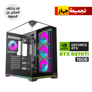Gaming PC AMD Ryzen 7-7800X 3D Processor, B850 Motherboard, 32GB RAM DDR5, 1TB SSD NVME (6000), RTX 5070Ti 16GB Graphics, 850 WATT PSU GOLD, L240 Liquid Cooler, Twisted Minds Elite Series ATX Mid Tower Case with 4 ARGB Fans, Windows 11 Pro (License)