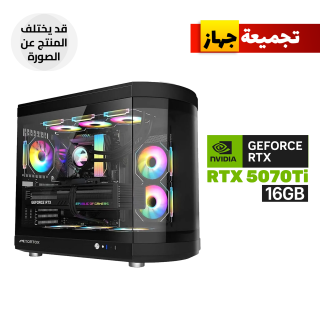 Gaming PC - Intel Core Ultra 7 270K PLUS Processor, Gigabyte Intel Z890 UD D5 Motherboard, 32GB D5 RAM (6000), 1TB SSD NVMe, RTX 5070 TI 16GB, 850 WATT GOLD PSU, L360 Liquid Cooler, Tortox Vidrio Curved Glass Case with 6x Fans, Windows 11 Pro (License)