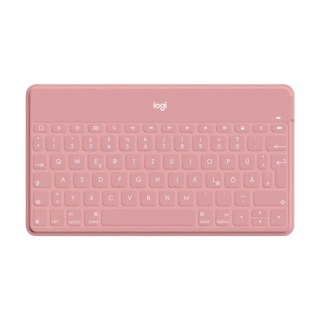 Logitech Keys-To-Go Bluetooth Ultra Slim Keyboard For Apple iPhone /iPad/TV - Blush Pink