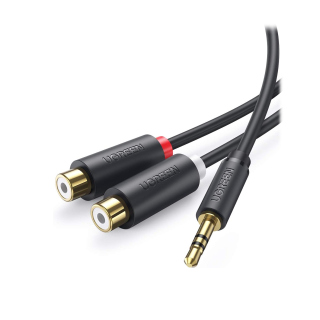 UGreen 3.5mm Male to 2 RCA FeMale Audio Cable 25cm
