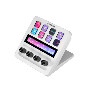 Elgato Stream Deck+ Gaming Controller with Customizable LCD Keys - White