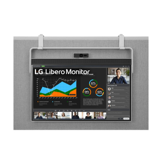 LG 27BQ70QC-S 27" QHD 2K IPS Libero HDR 10 Monitor Detachable FHD Webcam & Mic,65w USB-C Power Delivery, Built-in Speaker