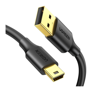 UGreen USB 2.0A Male to Mini 5 Pin Male Cable 2m -Black