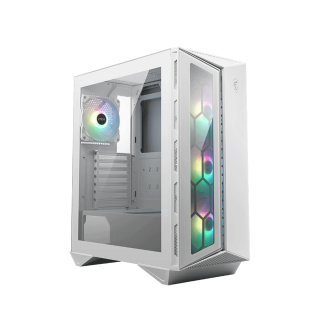 MSI MPG GUNGNIR 110R  ATX Mid-Tower Tempered Glass Side Panel Case With 4 RGB Fans - White