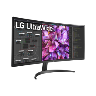 LG 34'' Curved UltraWide™ QHD IPS HDR 10 Monitor with Dual Controller & OnScreen Control
