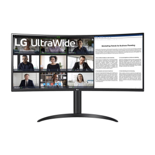 LG 34" Ultra Wide Curved Monitor 2K HDR VA Panel 100Hz 5ms USB Type-C 65W